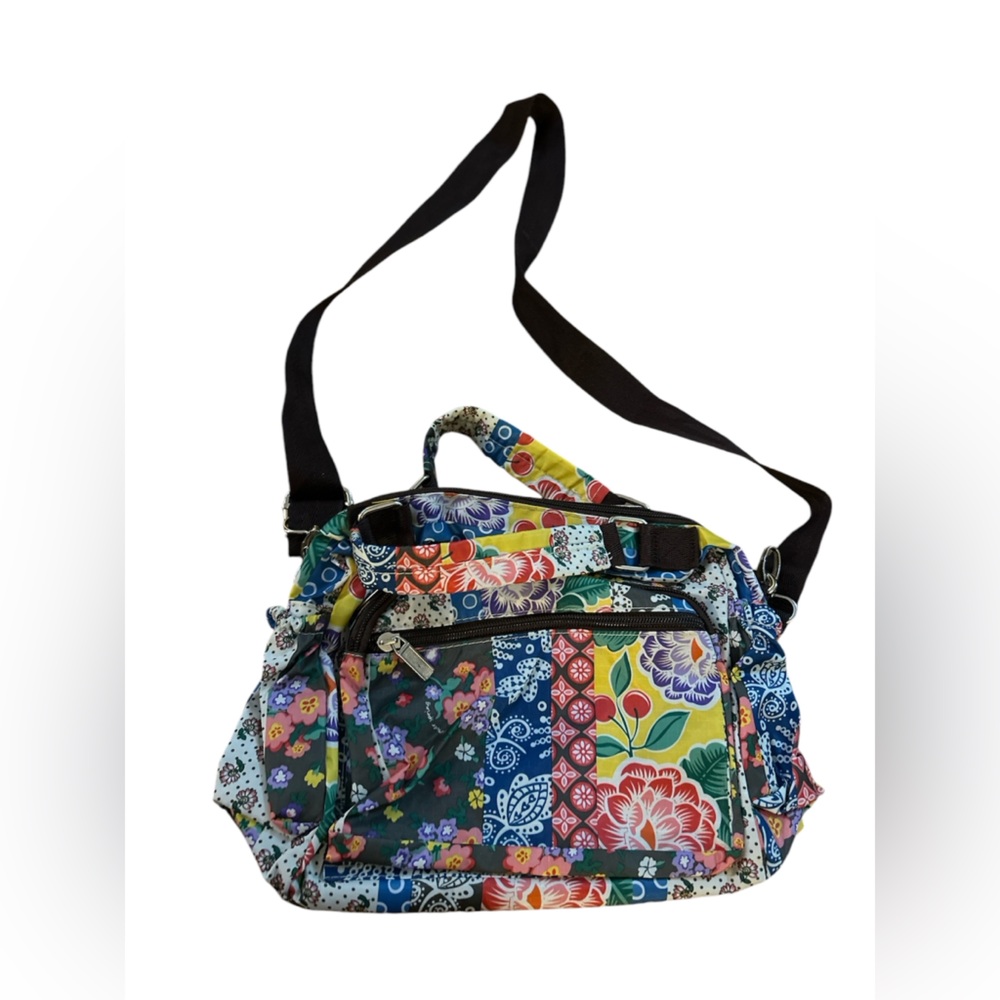 Floral Abstract Pattern Cross-Body/Shoulder Bag